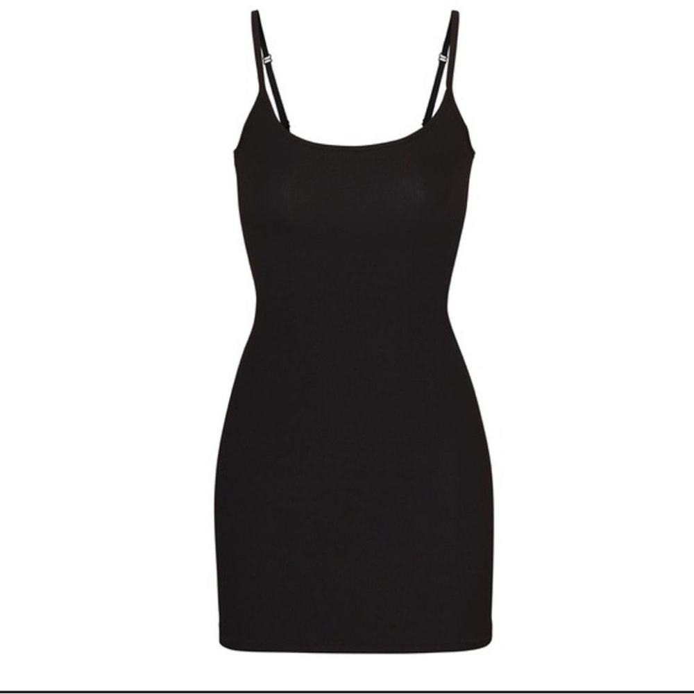 SKIMS Black Mini Dress